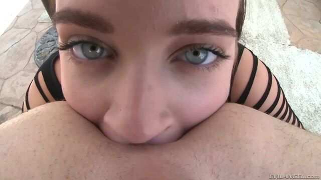 A young and passionate brunette licked the anus to her new friend